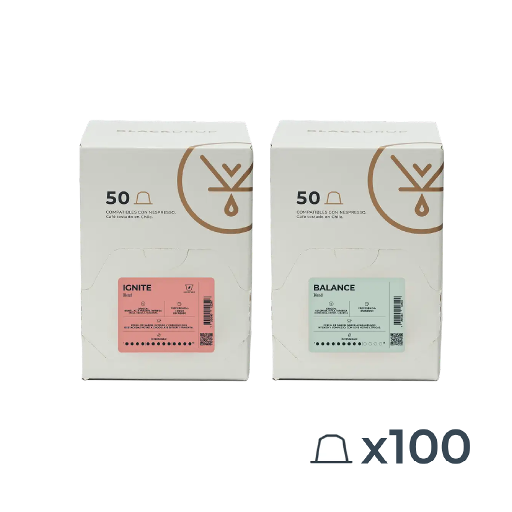 PACK 100 Cápsulas Blend Mix