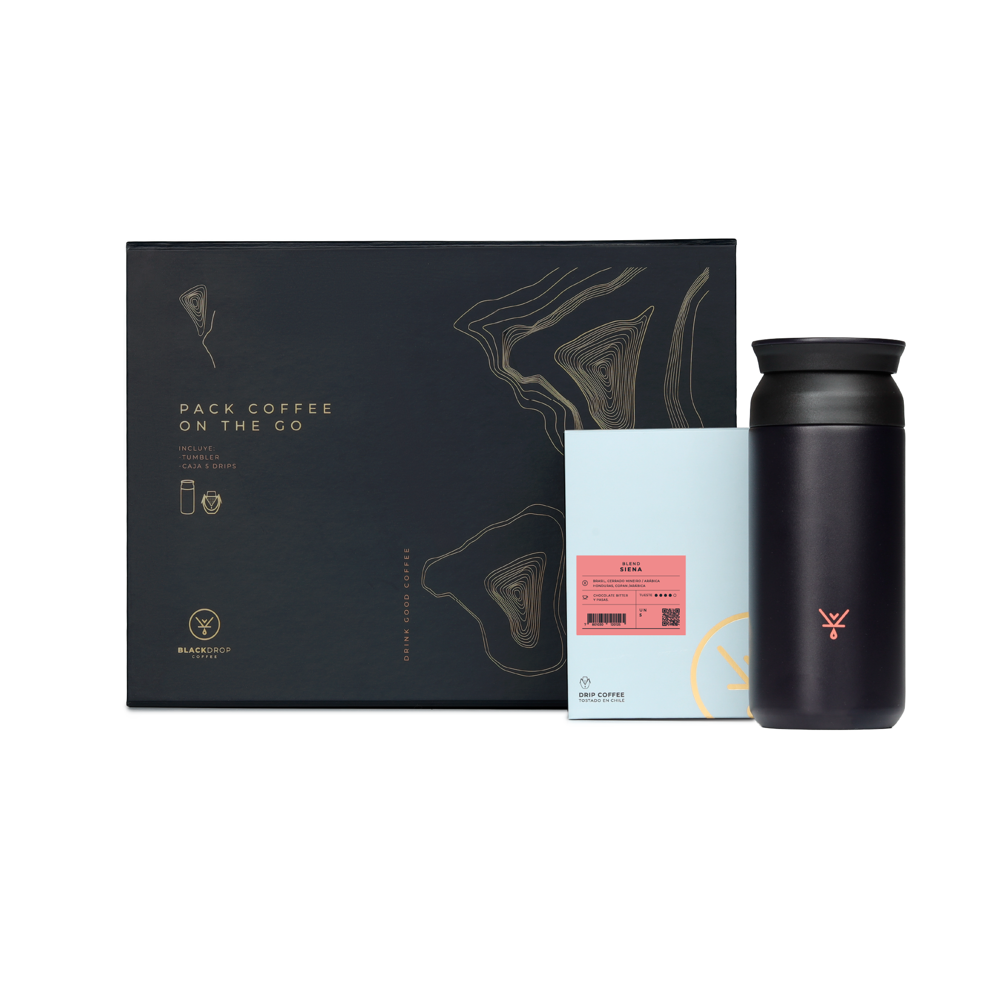 Pack Tumbler Negro Siena