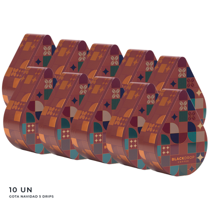 Pack 10 Cajas 5 Drip Coffee Gota Roja