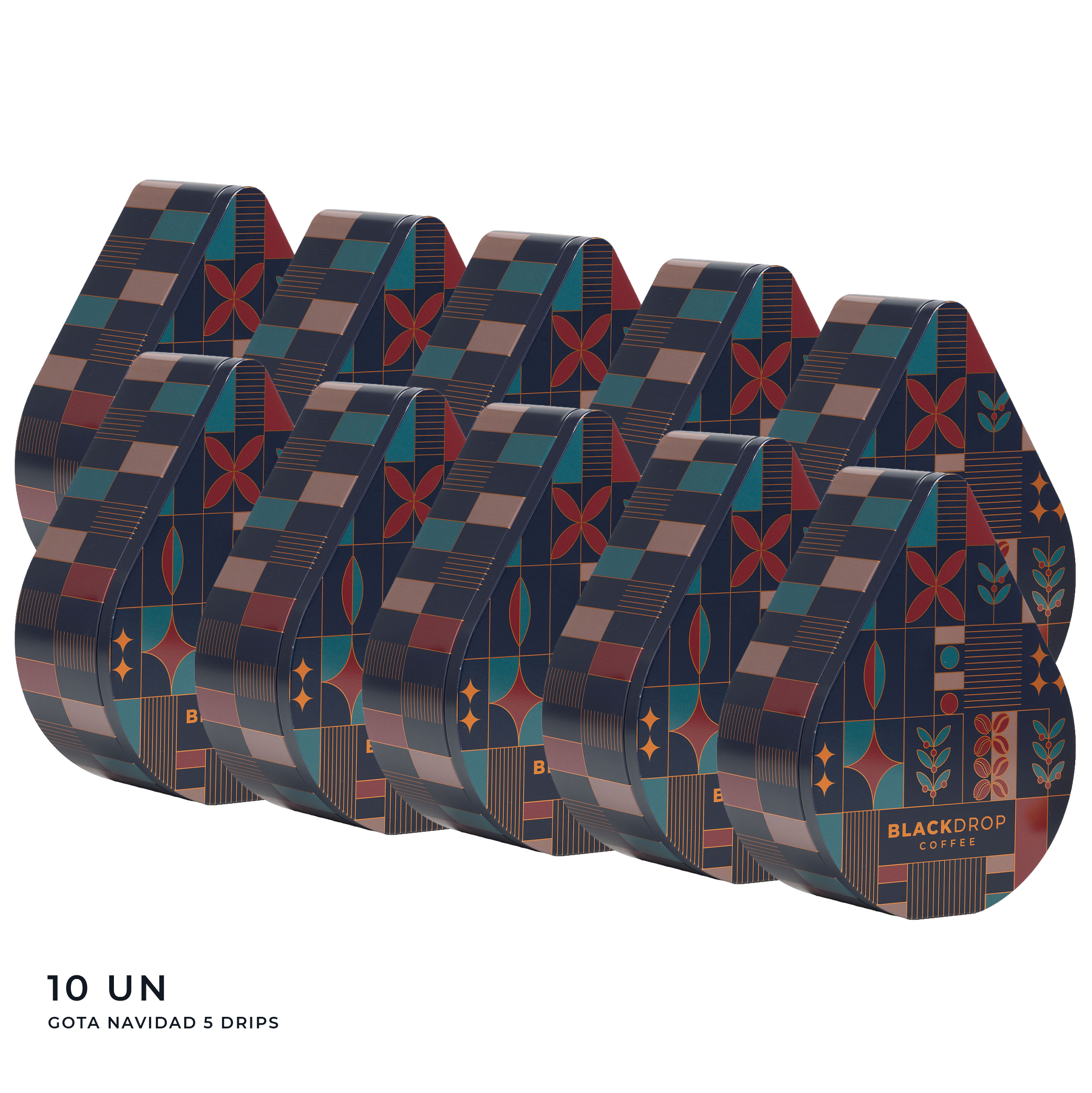 Pack 10 Cajas 5 Drip Coffee Gota Azul