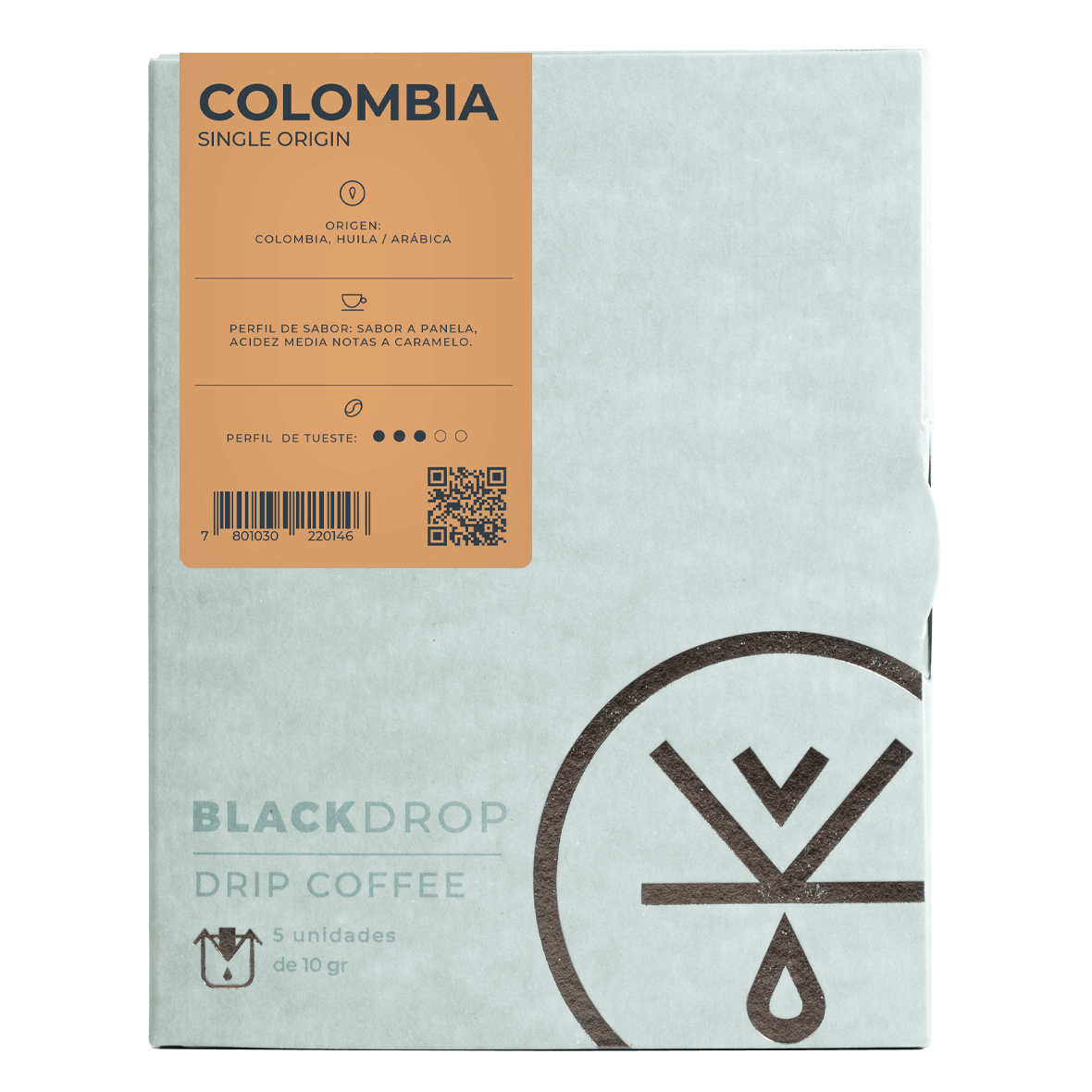Drip coffee Colombia