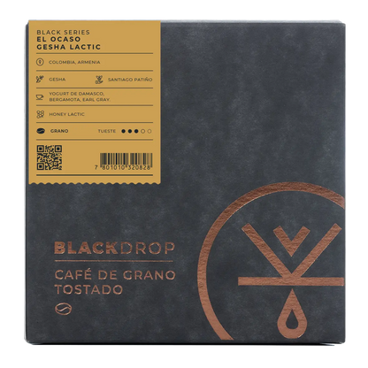 Café de Colombia El Ocaso Gesha honey lactic - Blackdrop