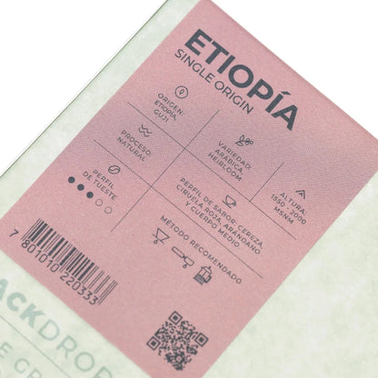Café Origen Etiopía - Blackdrop Coffee