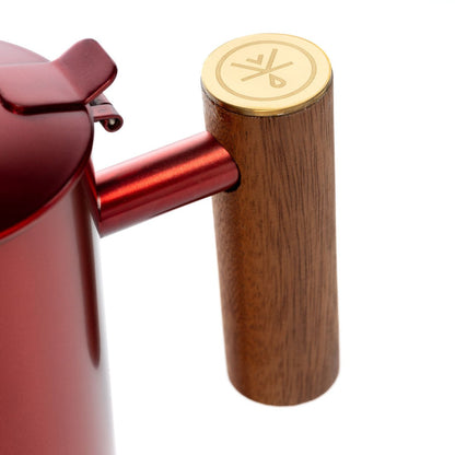 Cafetera Moka Italiana 400ml roja DHPO - Blackdrop Coffee