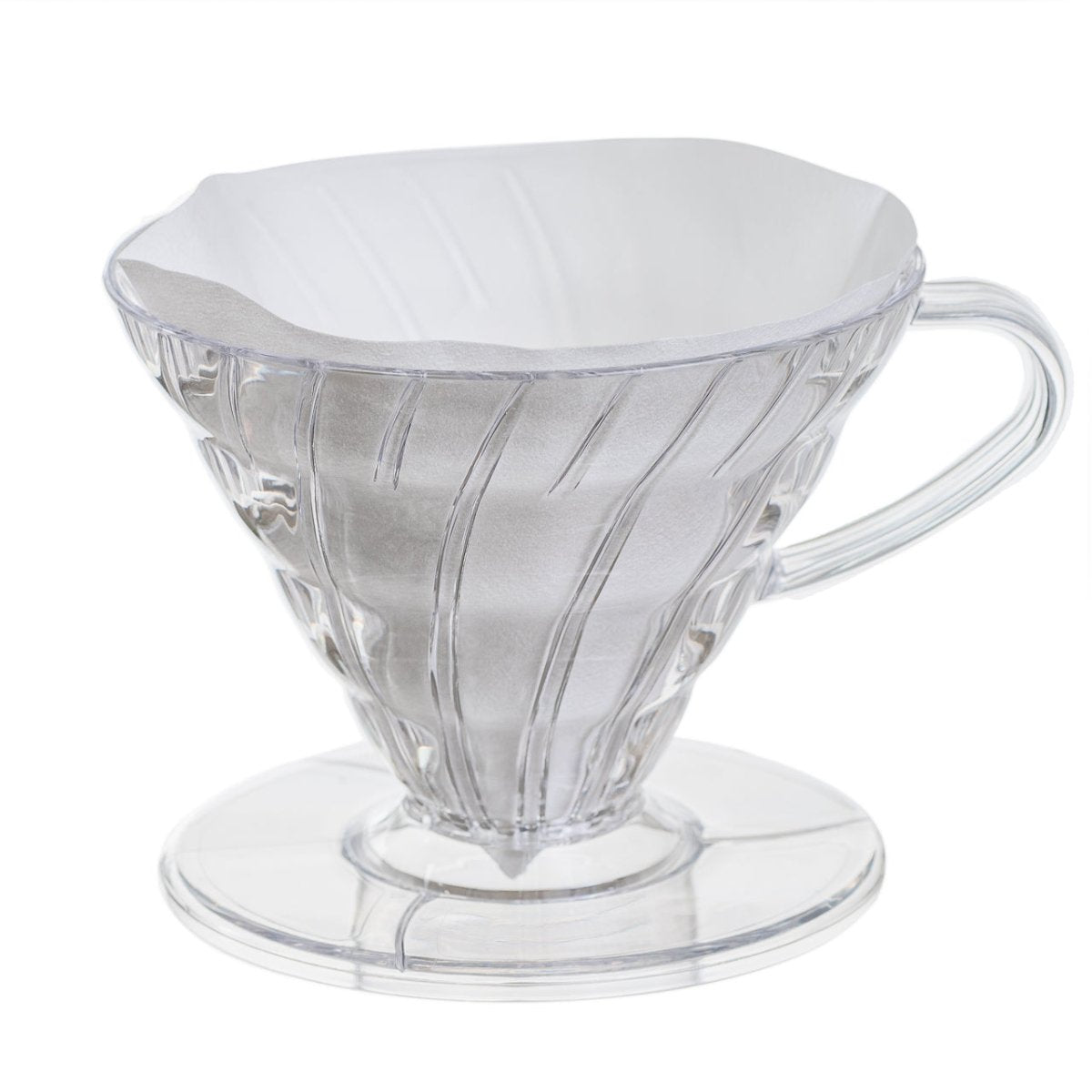 Cafetera V60 Transparente - Blackdrop Coffee