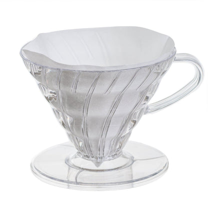 Cafetera V60 Transparente - Blackdrop Coffee