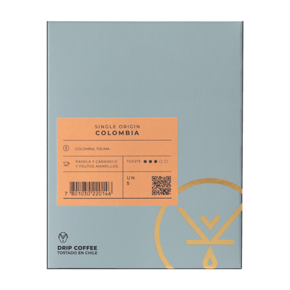 Caja 5 Drip Coffee Colombia - Blackdrop Coffee