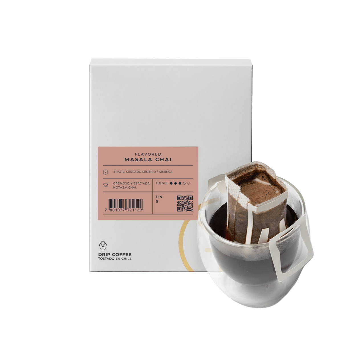 Caja 5 Drip Coffee Masala Chai - Blackdrop Coffee