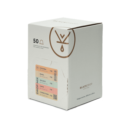 Caja 50 Cápsulas de Café Dropmix - Blackdrop Coffee
