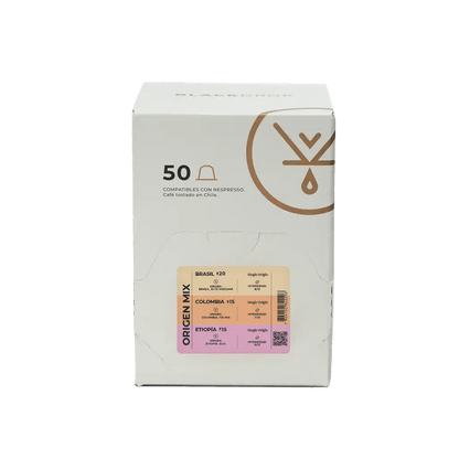 Caja 50 Cápsulas De Café Origins - Blackdrop Coffee