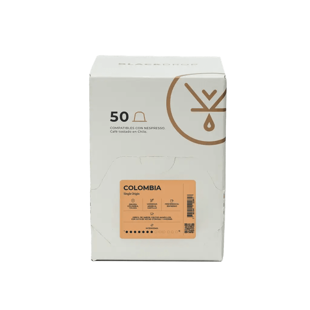 Cápsulas de Café Colombia - Blackdrop Coffee