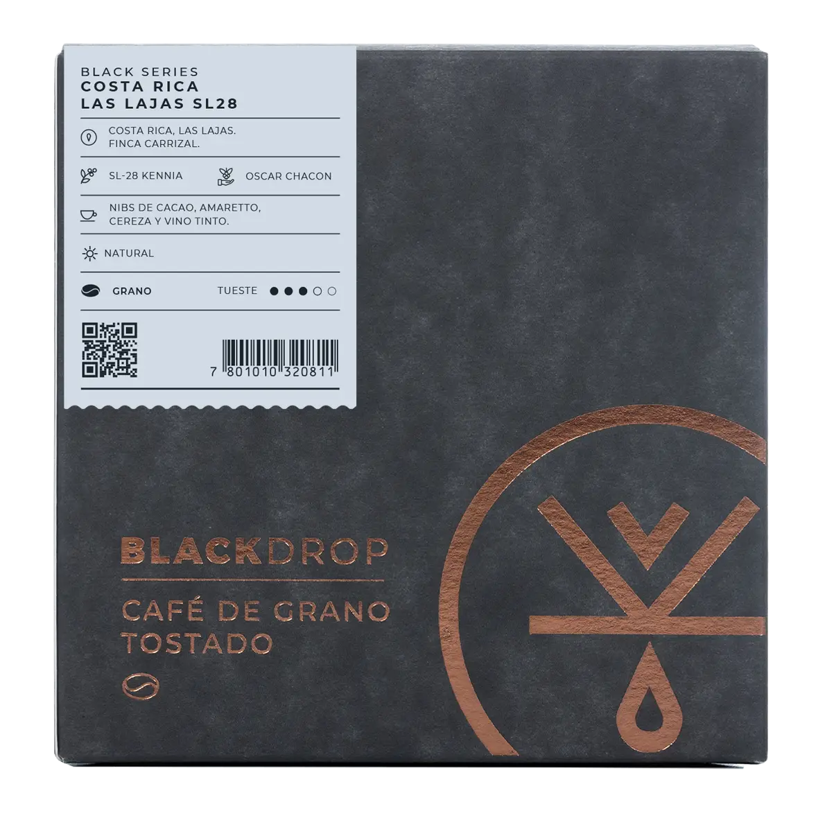 Café de Costa Rica las lajas SL-28 - Blackdrop