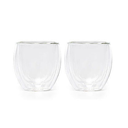 Set 2 tazas doble vidrio 150 ml - Blackdrop
