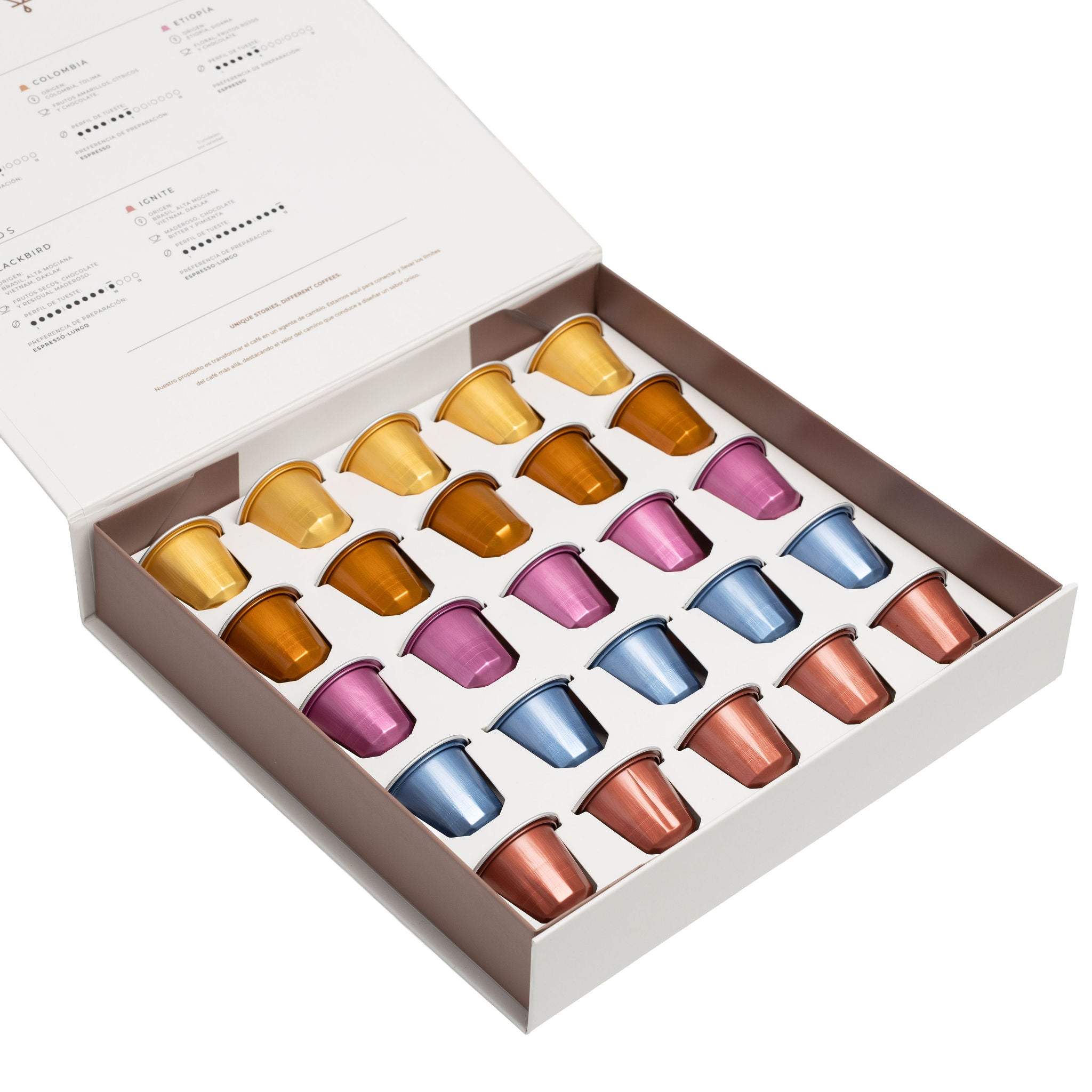 Caja Navidad 25 Cápsulas para Nespresso