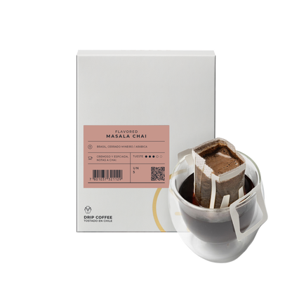 Caja 5 Drip Coffee Masala Chai - Blackdrop