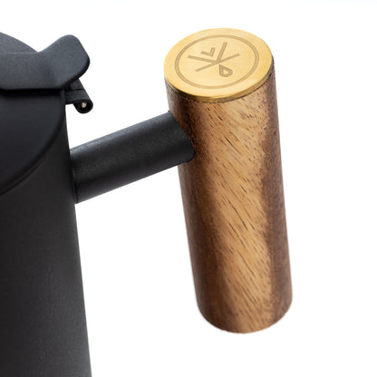 Cafetera Moka Italiana 400ml negra DHPO - Blackdrop