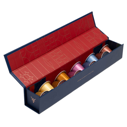 Caja Iman Diseño Navidad 10 Cápsulas de café