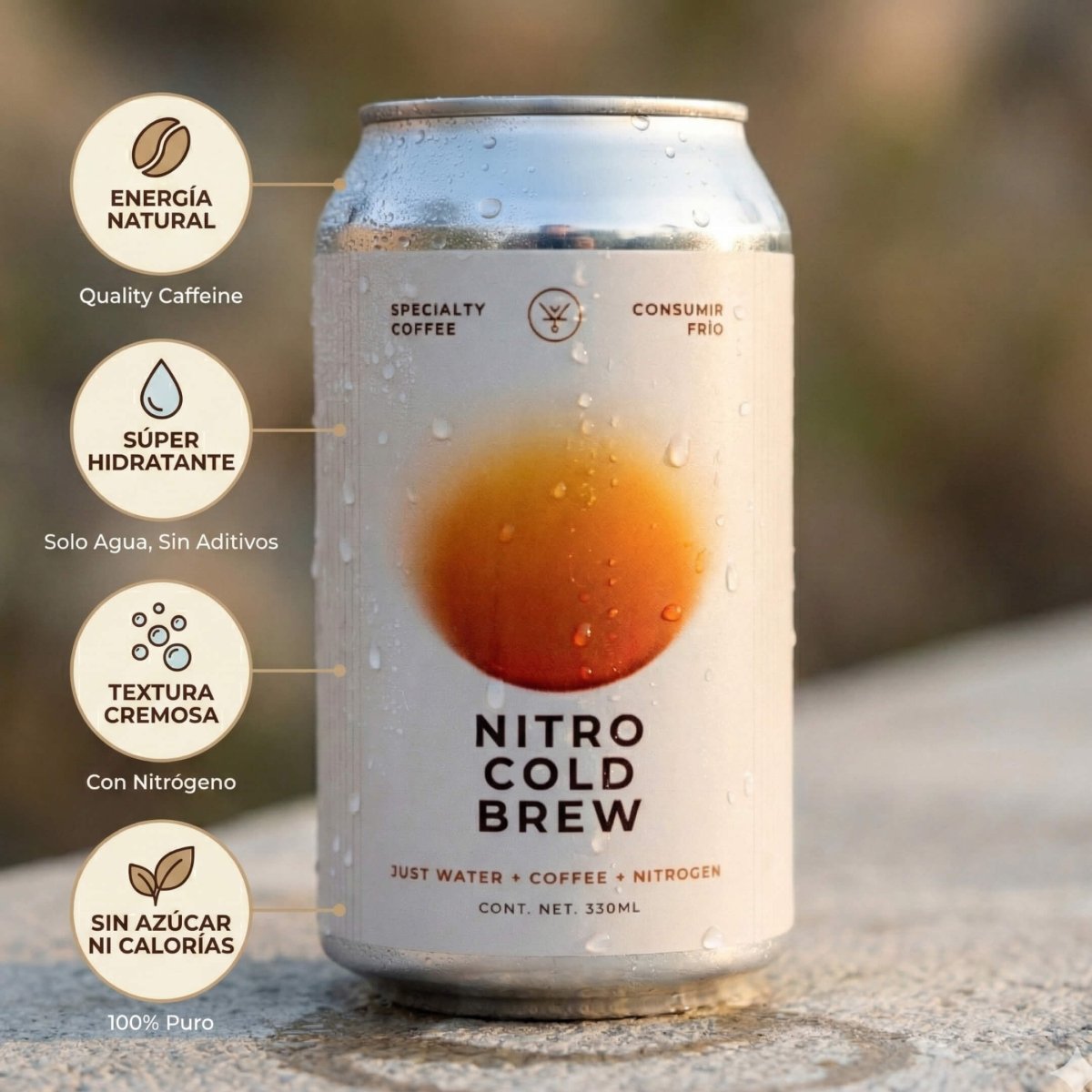 Nitro Cold Brew 330ML - Blackdrop Coffee