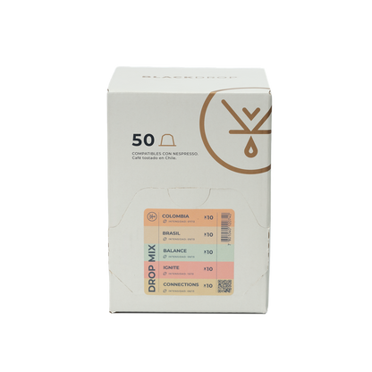 Pack 50 Cápsulas de café Dropmix - Blackdrop