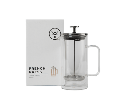 Prensa Francesa Doble Vidrio 350 ML - Blackdrop Coffee