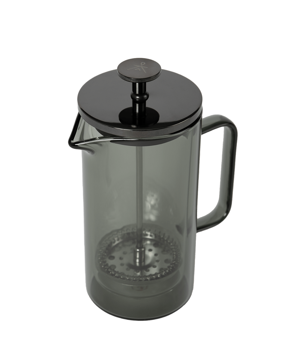 Prensa Francesa Doble Vidrio Smoke 350 ML - Blackdrop Coffee