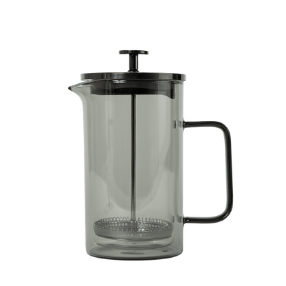 Prensa Francesa Doble Vidrio Smoke 600 ML - Blackdrop Coffee