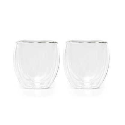 Set 2 Tazas Doble Vidrio 150 ML - Blackdrop Coffee
