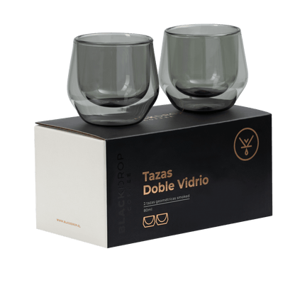 Set 2 Tazas Geometric Smoke 80 ML - Blackdrop Coffee