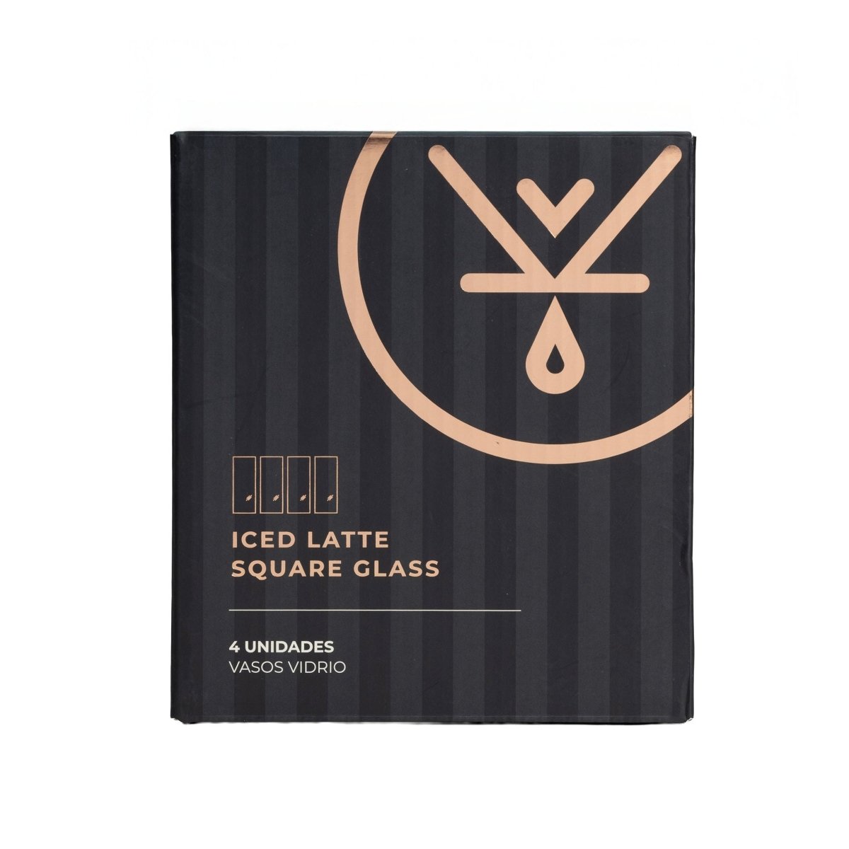 Set De 4 Vasos Ice Coffee 400 Ml - Blackdrop Coffee