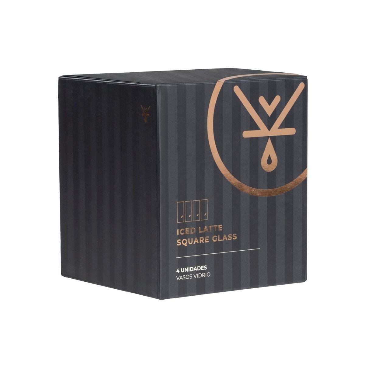 Set De 4 Vasos Ice Coffee 400 Ml - Blackdrop Coffee