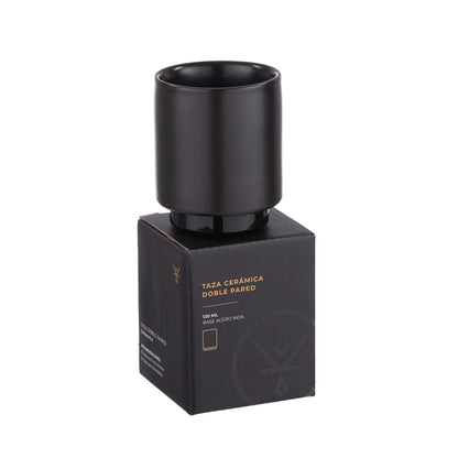 Taza Block 130 ML Negra - Blackdrop Coffee